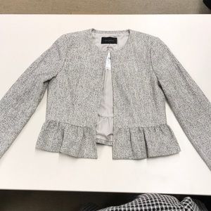 NWT Ruffle Peplum Blazer